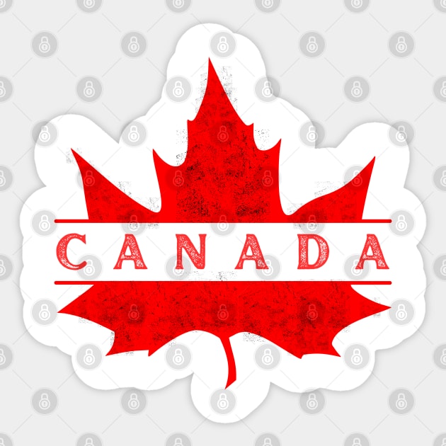 Canada Sticker by Creatifly Graphic Tees